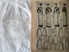 画像11: フランス 1900〜20年　タブリエ ロングサイズ (11)