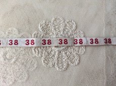 画像2: フランスアンティーク　数字刺繍テープ 《38》 (2)